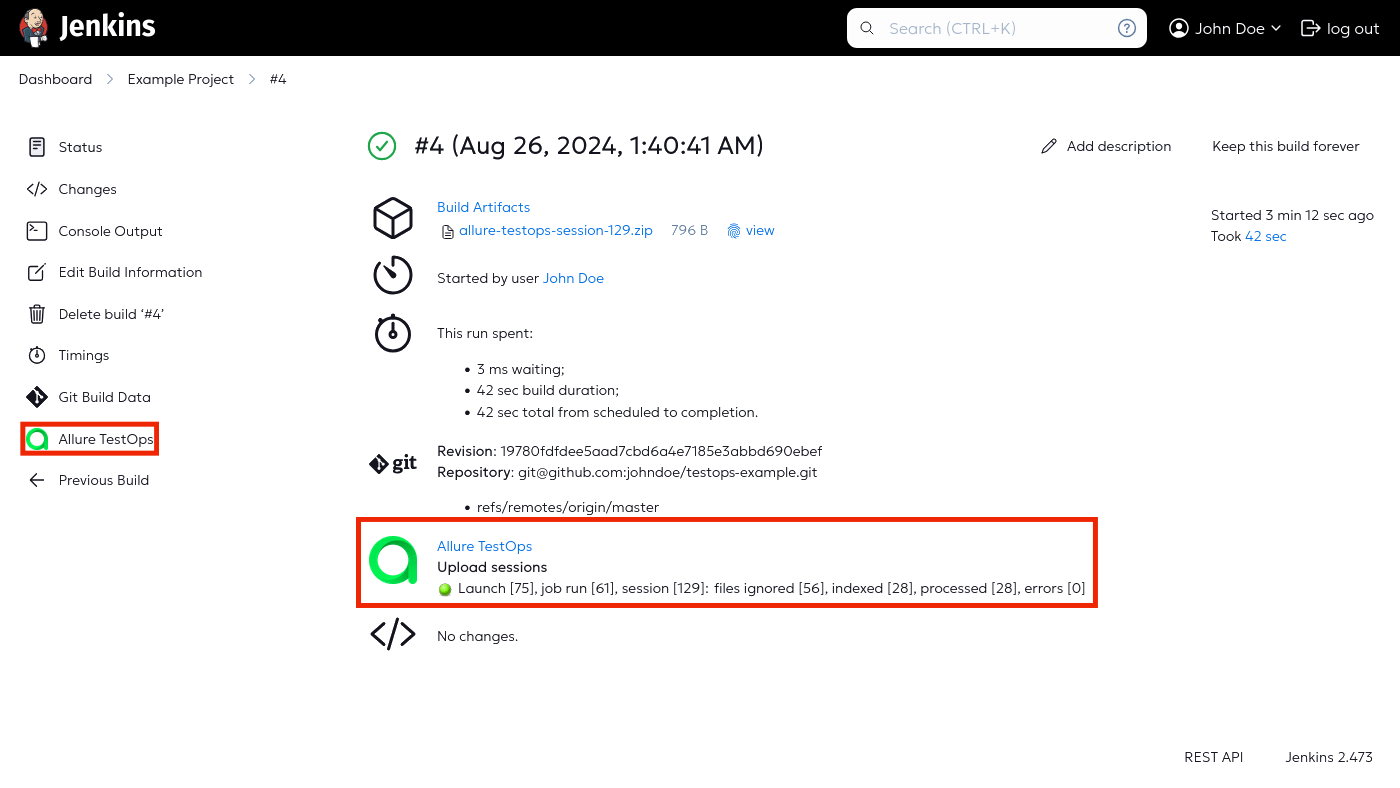The link to the launch is in the pipeline run log.