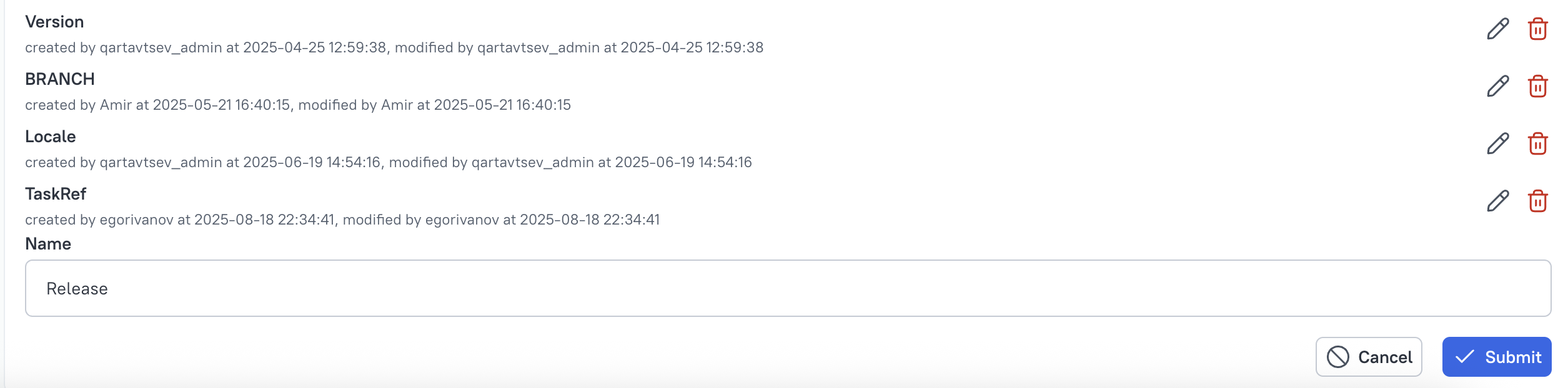 create the variable in Allure TestOps